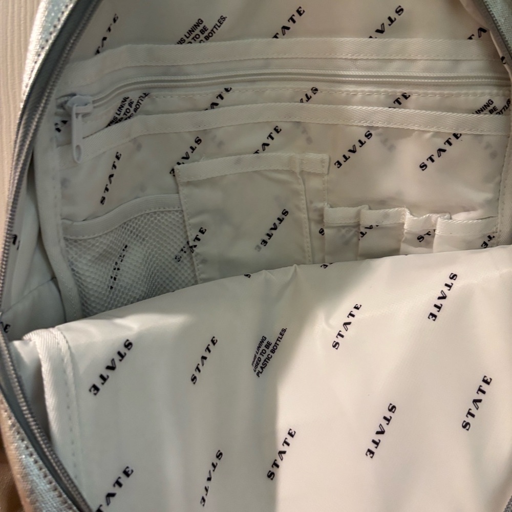 STATE Metallic Silver Backpack - Picture 4 of 6